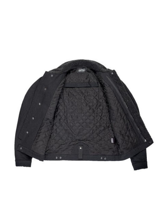 Pando Moto Husky Winter Men's Motorcycle Jacket Cordura Black