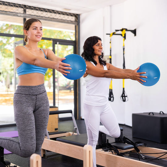 Mini Minge Pilates 25cm 0.13kg în culoare Albastru