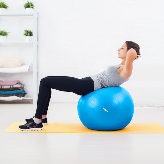 Ball Pilates 55cm 0.7kg in Blue Color
