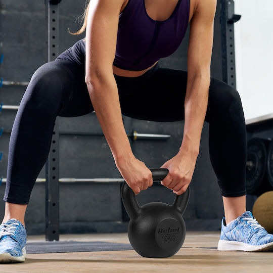 8kg Cast Iron Kettlebell Rebel Active