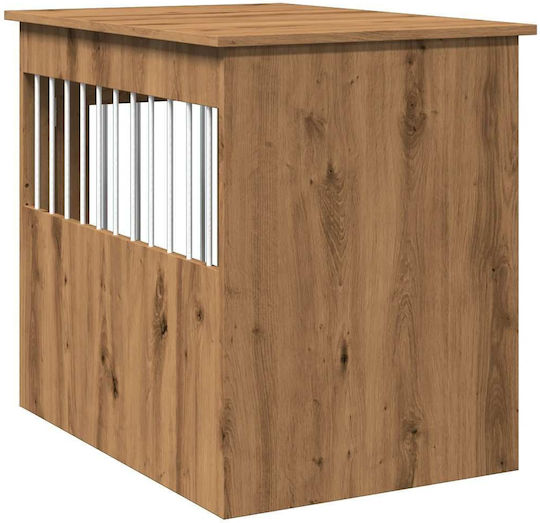 vidaXL Dog House Outdoor Brown 55x80x68cm