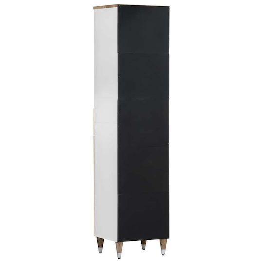 vidaXL Coloană pentru baie pardoseală M38xB33.5xÎnălțime 160cm Maro