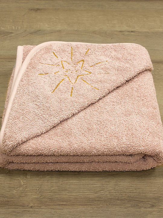 Lino Home Βρεφική Κάπα-Μπουρνούζι με Κουκούλα 75x75εκ. Lino Home Βρεφική Κάπα-Μπουρνούζι με Κουκούλα 75x75εκ.