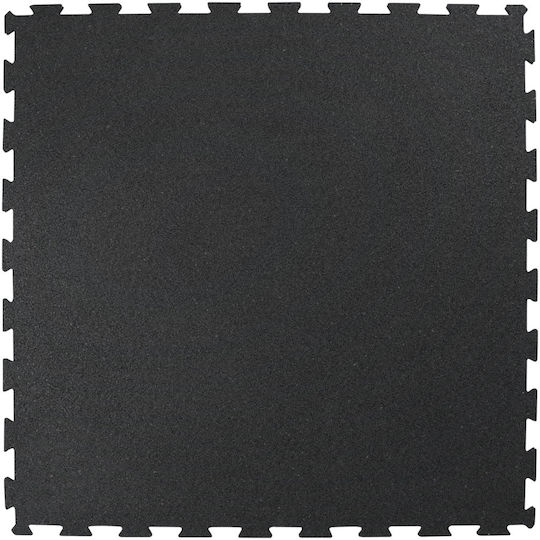 Boden Puzzle Fitnessstudio Schwarz 100x100x2cm 1Stück