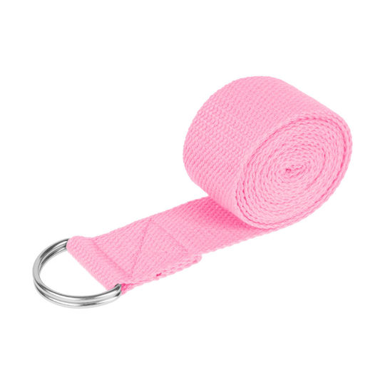 Yoga Strap Exercise Band Pink Rebel Active