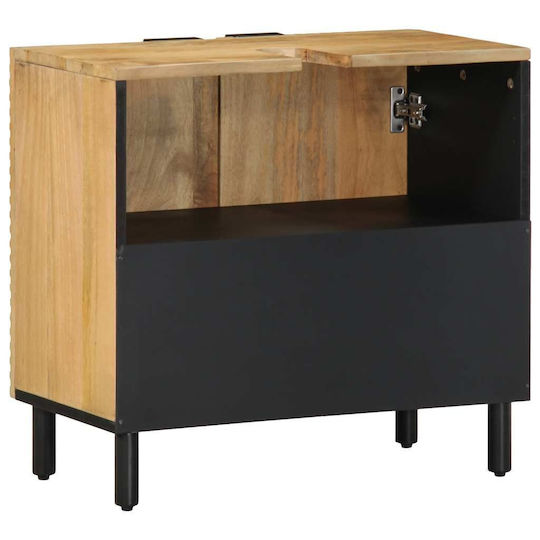 vidaXL Waschtisch ohne Waschbecken L62xB33xH58cm Coffee