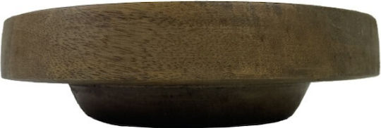 Nakaro Wood Μπωλ Σερβιρίσματος Στρογγυλό Ξύλινο με Διάμετρο 22.5εκ.