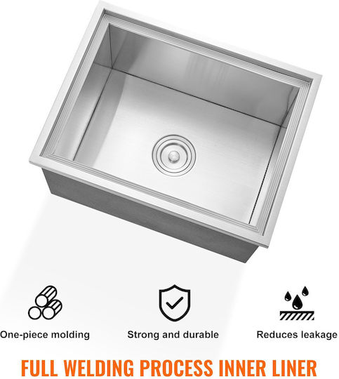 Vevor Găleată de gheață Aluminiu