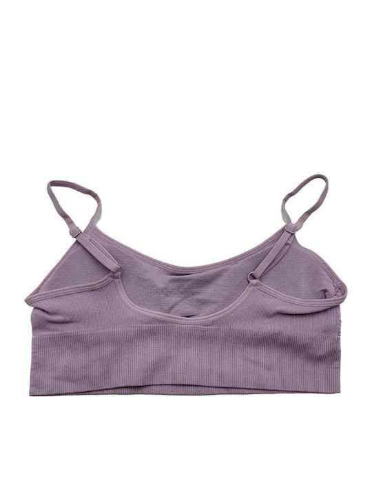 Tress Underwear Set with Sports Bra & Slip Soft Purple
