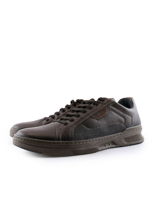 Pegada Men's Anatomic Leather Casual Shoes Brown