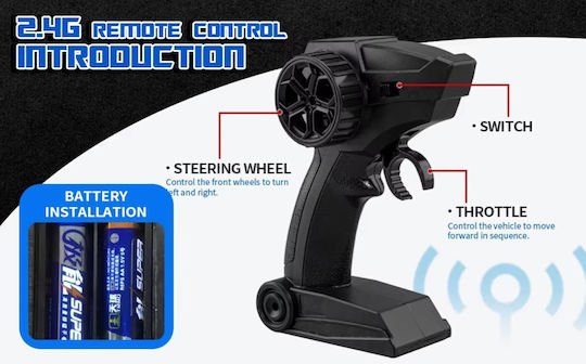 JJRC Τηλεκατευθυνόμενο Αυτοκίνητο Crawler 4WD Μπλε