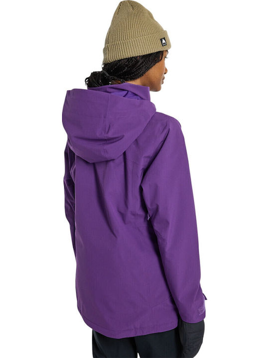 Burton Jet Ridge 23829101500 Γυναικείο Μπουφάν για Σκι & Snowboard Μωβ