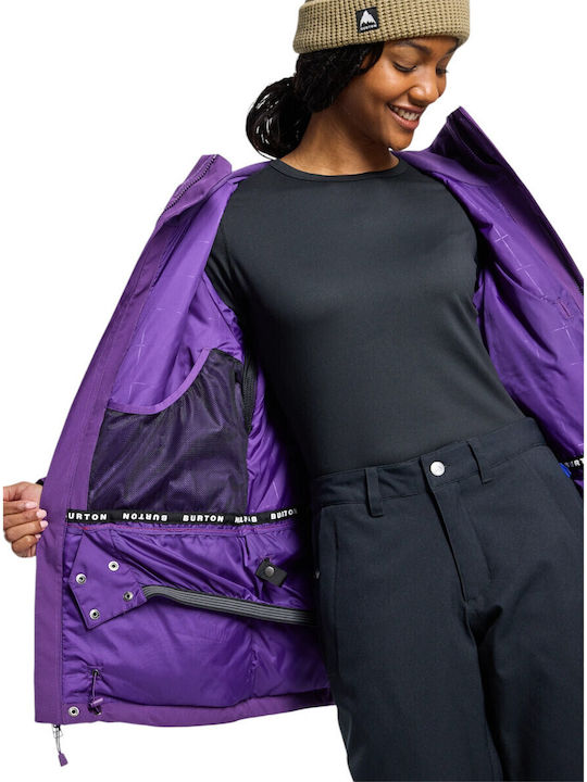 Burton Jet Ridge 23829101500 Γυναικείο Μπουφάν για Σκι & Snowboard Μωβ