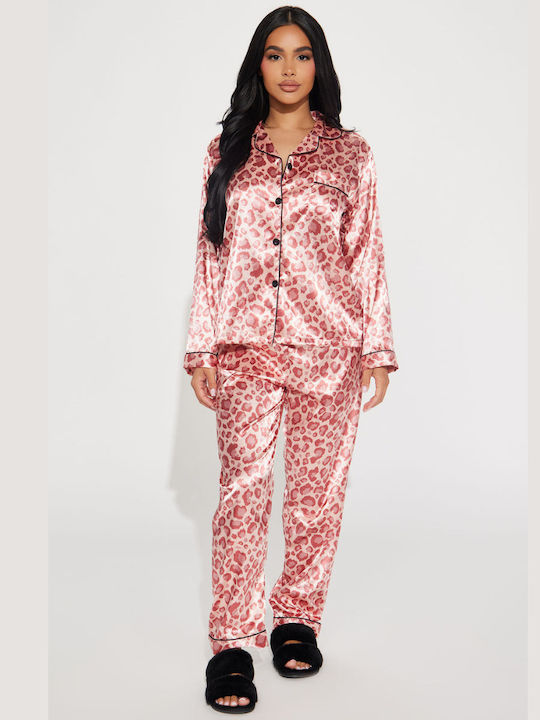 La Lolita Amsterdam Set De Pijamale Dama De Iarnă Roz Gemma