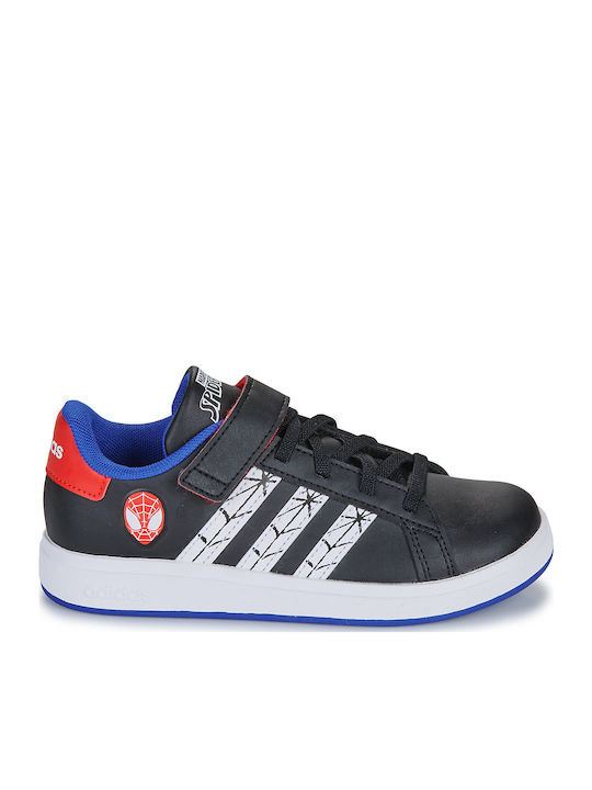 GRAND COURT Παιδικά Sneakers με Σκρατς Μαύρα