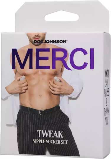Doc Johnson Tweak Σφιγκτήρες Θηλών σε Μπεζ Χρώμα