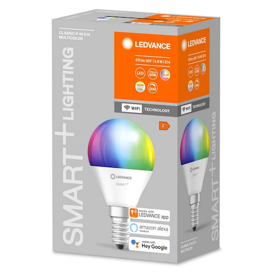 Ledvance Smart Bulb LED 5W for Socket E14 RGBW 470lm Dimmable