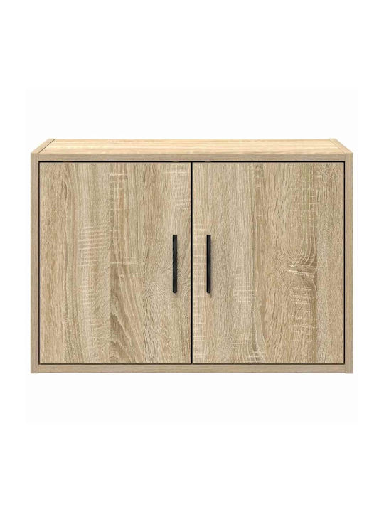 Wall Living Room Cabinet Made of Particle Board Brown 60x30x41cm
