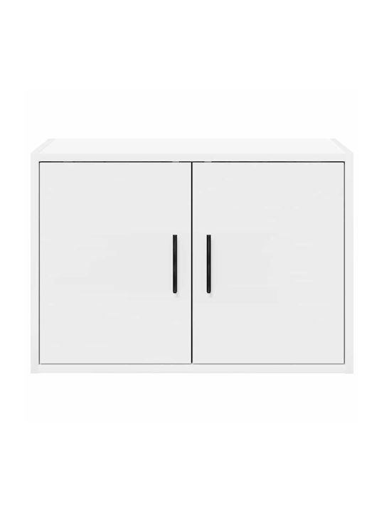 Wall Living Room Cabinet made of Particle Board White 60x30x41cm