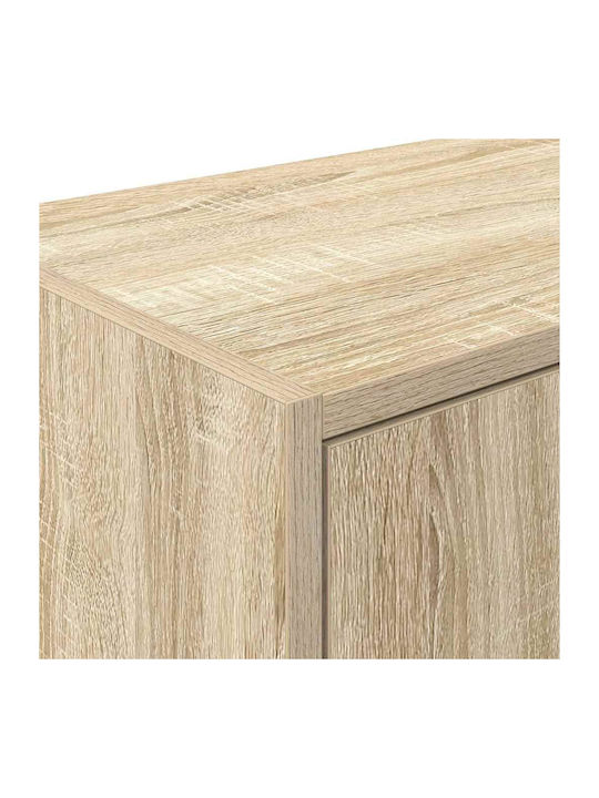 Wall Living Room Cabinet Made of Particle Board Brown 60x30x41cm
