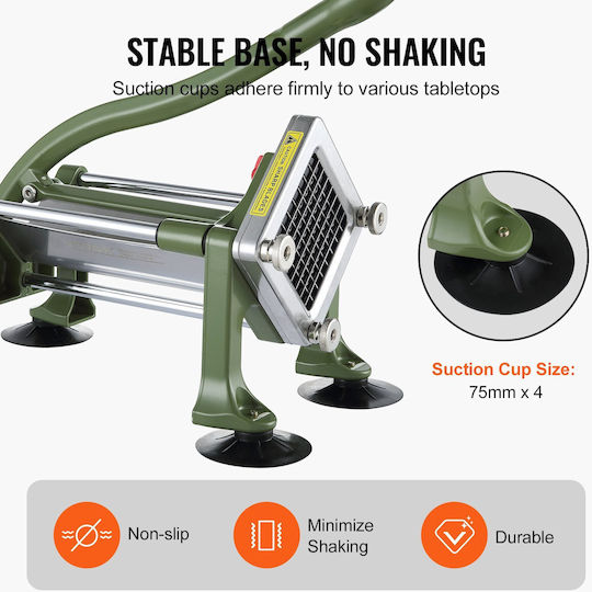 Vevor Stainless Steel Pancake Cutter Vegetable Slicer 2 Blades