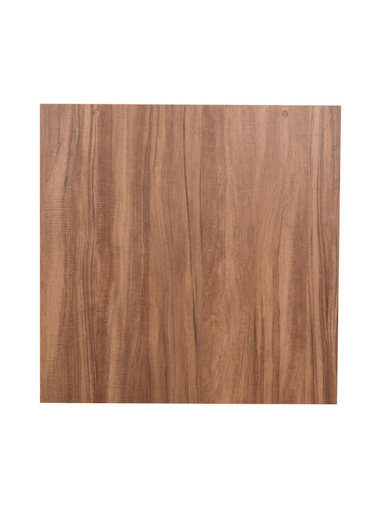 HomeMarkt Harry Καθρέπτης Τοίχου με Μπεζ Ξύλινο Πλαίσιο 87x87cm