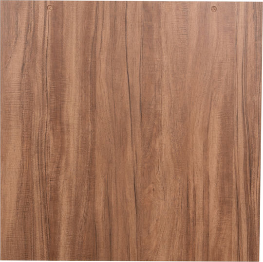 HomeMarkt Harry Καθρέπτης Τοίχου με Μπεζ Ξύλινο Πλαίσιο 87x87cm
