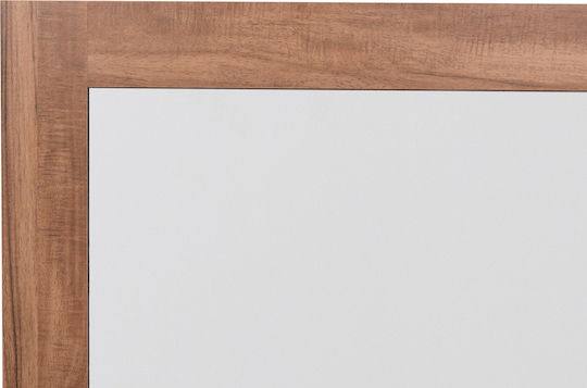 HomeMarkt Harry Καθρέπτης Τοίχου με Μπεζ Ξύλινο Πλαίσιο 87x87cm