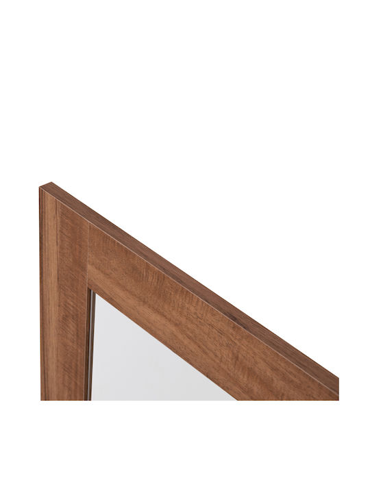 HomeMarkt Harry Καθρέπτης Τοίχου με Μπεζ Ξύλινο Πλαίσιο 87x87cm