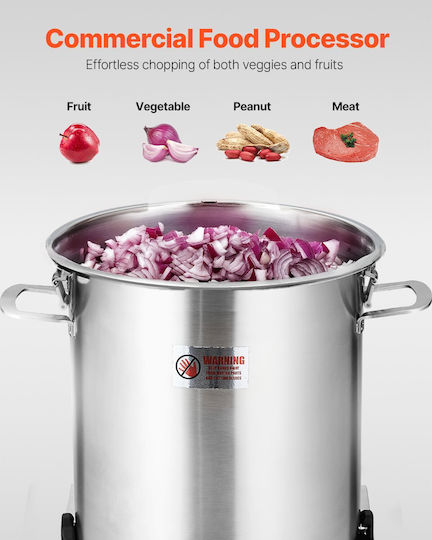 Vevor Küchenmaschine & Gemüsemixer 18L Edelstahl Lebensmittelqualität