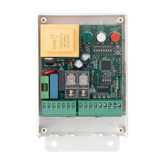 Autotech S-5070 S Контролен панел за мотор за плъзгащи и еднокрилни люлеещи се врати 230VAC 433MHz фиксиран или променлив код