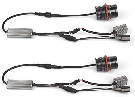 20W LED оригинални ангелски очи BMW E39 E60 E53 X5 E65 E87 E63 бели 2бр
