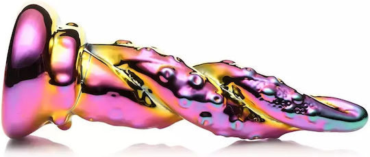 XR Γυάλινο Dildo με Βεντούζα Ροζ