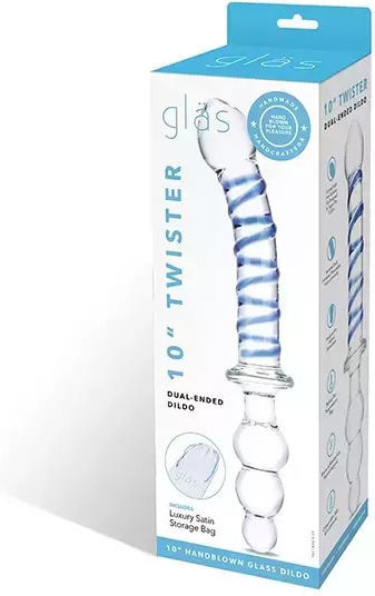 Glas Dildo Γυάλινο Dildo Διάφανο