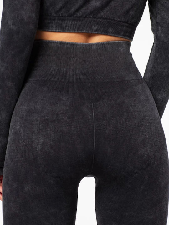 Paulina Training Women's Long High Waist Gray Leggings