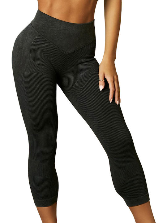 Eliza Training Damen Capri Leggings Grau