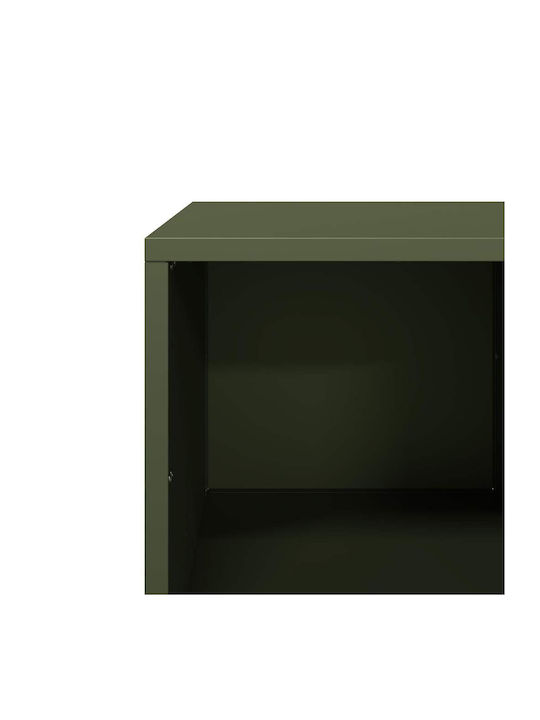 Rectangular Central Metal Coffee Table Green M101.5xP50xH43.5cm