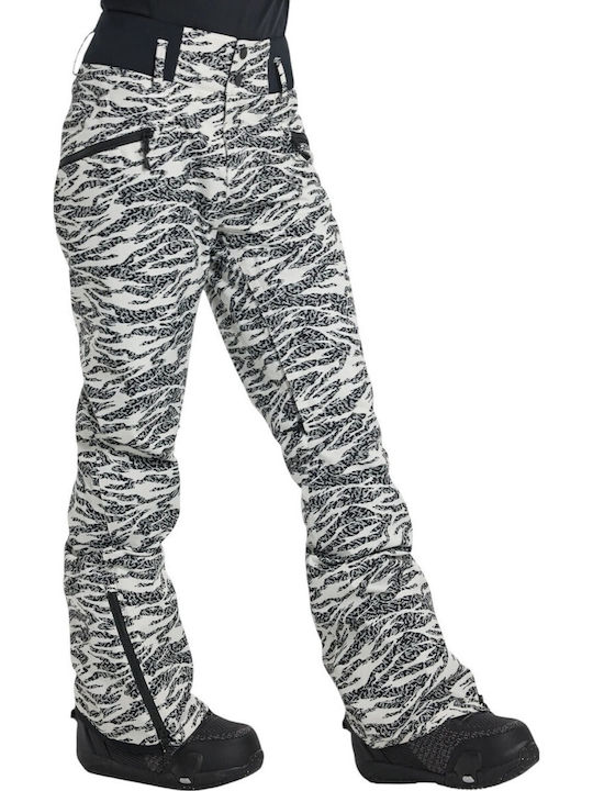 Burton 22076104961 Γυναικείο Παντελόνι Σκι & Snowboard Γκρι