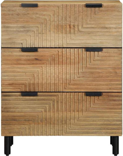 Comoda pentru Dormitor din Lemn Masiv Maro 60x33x75buc