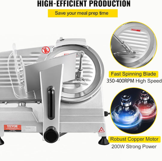 Vevor Commercial Ham Slicer 203.2mm