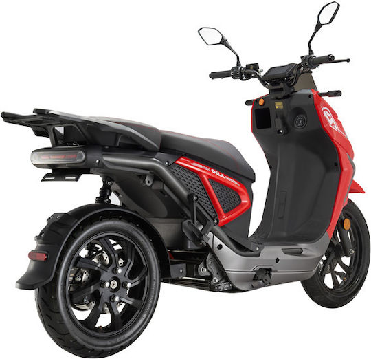 Omax Motocicletă Electrică Autonomie 75km Roșu Culoare