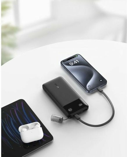 Anker Power Bank 10000mAh 22.5W с USB-C порт Черен