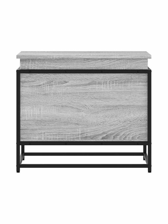 vidaXL Aufbewahrungsbox Dekorative Truhe Hölzernes Gray 60x40x51.5cm