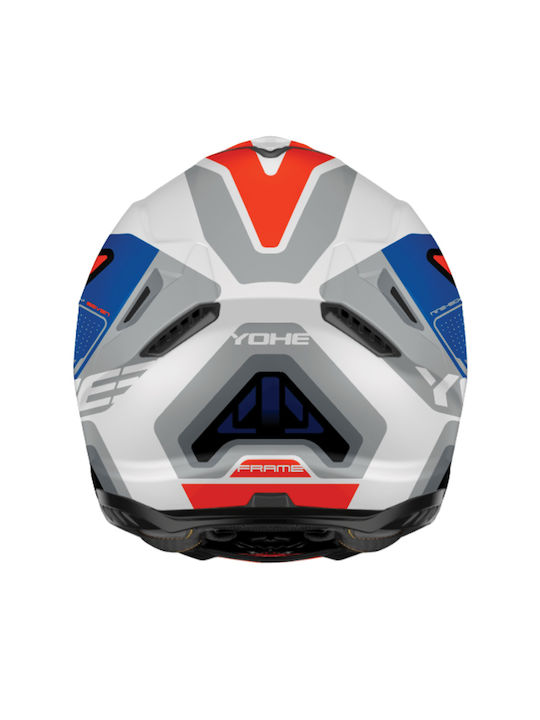 Yohe 987 G9F White/Blue Κράνος Μηχανής Full Face ECE 22.06 1480gr