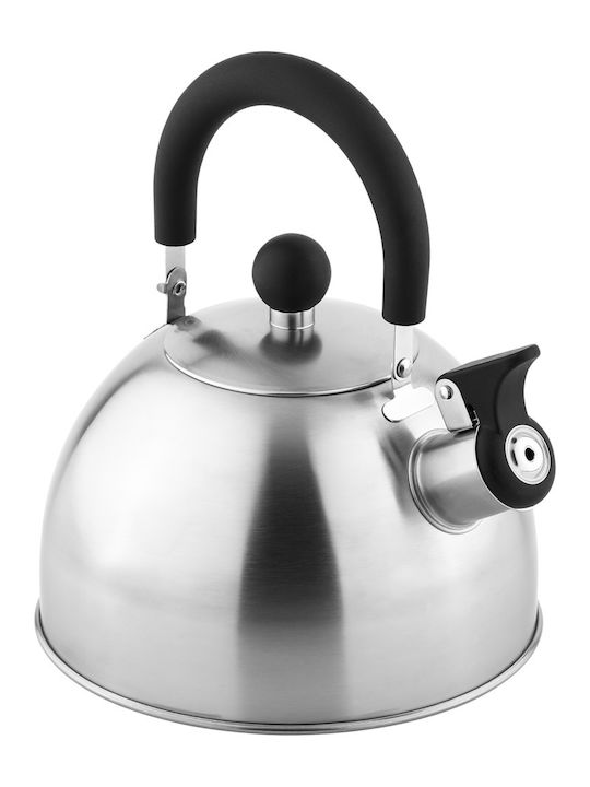 Rostfreier Stahl Teekessel Grau 1800ml