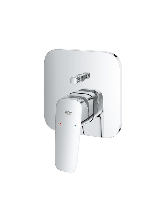 Grohe Mischpult Einbau für Dusche 2 Ausgänge Silber 4067393010647