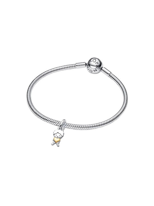 Pandora Charm from Gold Plated Silver