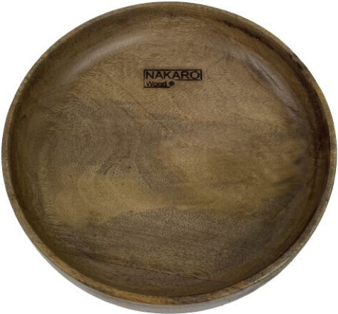 Nakaro Wood Салатна купа Дърво Кафяв 17x17см 1бр
