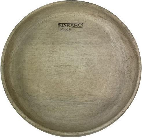 Nakaro Wood Салатна купа Дърво Бежов 17x17см 1бр