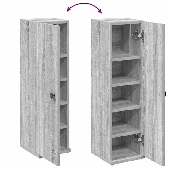vidaXL Badezimmerschrank B20.5xT22xH72cm Sonoma